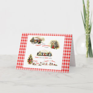 Retro Weihnachten der 40er Jahre