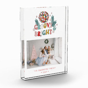 Retro Weihnachten Fotoblock