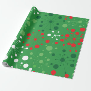 Retro Weihnachten Geschenkpapier