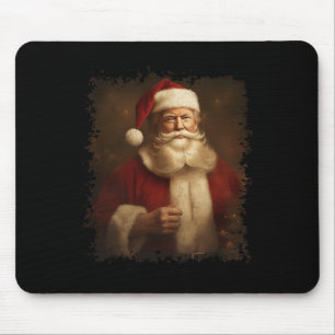 Retro Weihnachten Lustig Trump Weihnachtsmann Vint Mousepad
