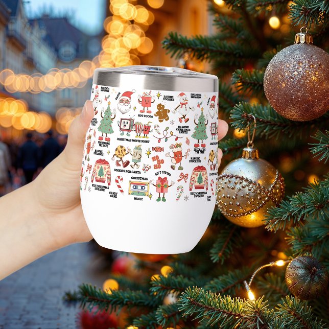 Retro-Weihnachten Nostalgisches Grün und Rot (Von Creator hochgeladen)