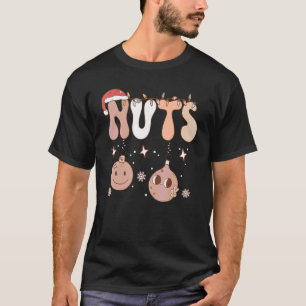 Retro-Weihnachten-Pärchen-Kastanien-Übereinstimmun T-Shirt
