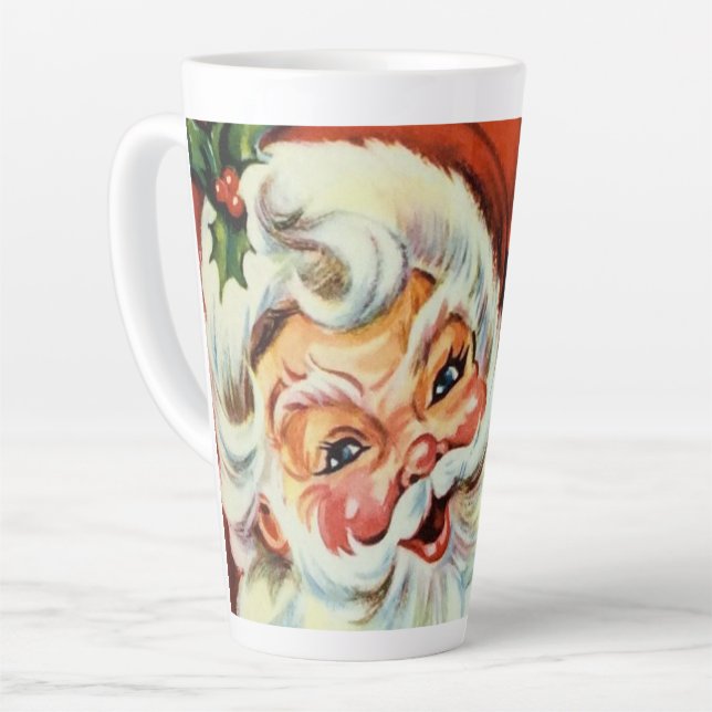 Retro Weihnachten Weihnachten Milchtasse (Linke Ecke)