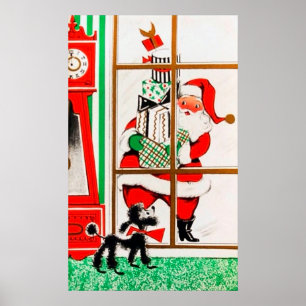 Retro Weihnachten Weihnachten Weihnachtsfest Poste Poster