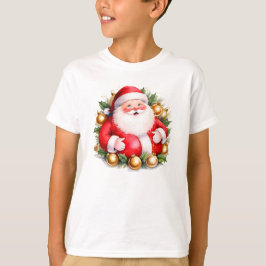 Retro Weihnachten Weihnachtsmann frohe Weihnachten T-Shirt