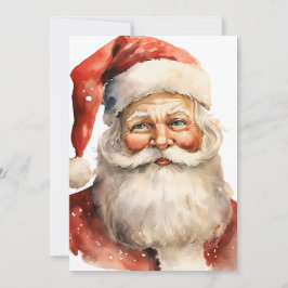 Retro Weihnachten Weihnachtsmann Party Text auf de Einladung