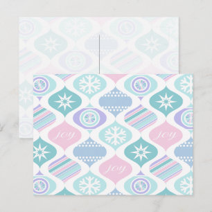 Retro Weihnachten Winter Pastell