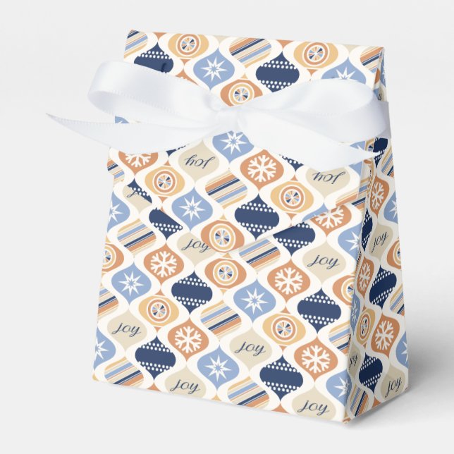 Retro Weihnachts Luxus Geschenkschachtel (Vorderseite)