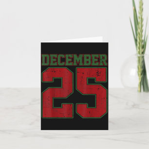 Retro-Weihnachts-Shirts Männer Frauen 25. Dezember Karte