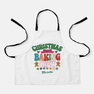 Retro Weihnachtsbacken Crews Schürze