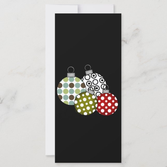 Retro Weihnachtsbälle T - Shirt und Geschenke (Vorderseite)