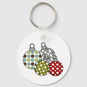 Retro Weihnachtsbälle T - Shirt und Geschenke Schlüsselanhänger