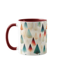 Retro-Weihnachtsbaum-Tasse