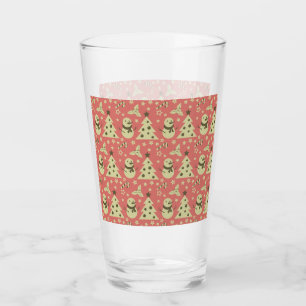 Retro Weihnachtsbäume Heilige Beerenstrasse Glas