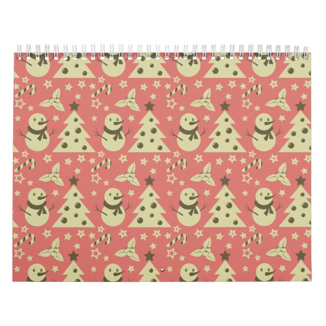 Retro Weihnachtsbäume Heilige Beerenstrasse Kalender (Titelbild)