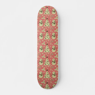 Retro Weihnachtsbäume Heilige Beerenstrasse Skateboard