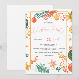 Retro-Weihnachtsbaumschmuck Unternehmen Weihnachte Save The Date