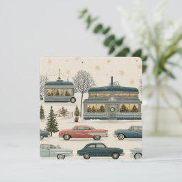 Retro-Weihnachtsdiner Nostalgie