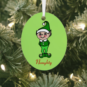 Retro-Weihnachtself-Ornament Ornament Aus Metall