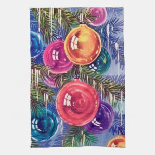 Retro-Weihnachtsgebäck Urlaub Geschirrtuch