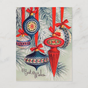 Retro Weihnachtsgebäck Weihnachtsgebäck Postkarte