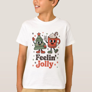 Retro-Weihnachtsgefühl Fröhliche Vintage-Feiertage T-Shirt