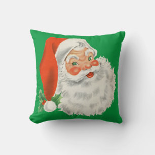 Retro Weihnachtsmann Kissen