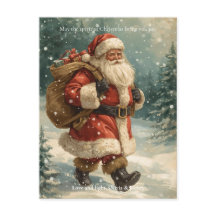 Retro Weihnachtsmann Klassisches Benutzerfoto Weih