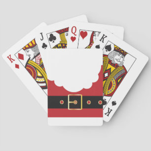 Retro-Weihnachtsmann Spielkarten