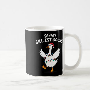 Retro Weihnachtsmanns dümmste Gans Weihnachten Dum Kaffeetasse