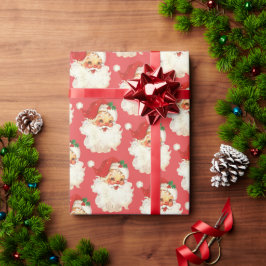 Retro Weihnachtspapier Geschenkpapier