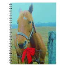 Retro Weihnachtspferd