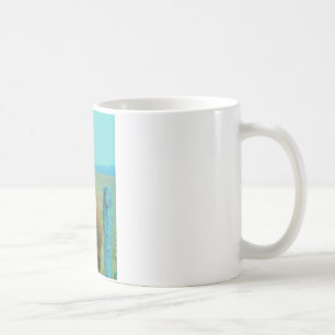 Retro Weihnachtspferd Tasse