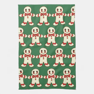 Retro-Weihnachtsplätzchen-Küchenhandtuch-Geschenk Handtuch
