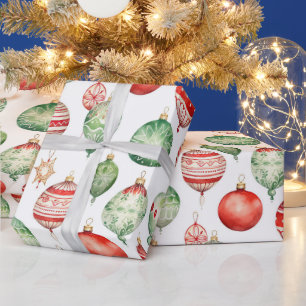 Retro Weihnachtsschmuckpapier Geschenkpapier