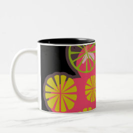 Retro Weihnachtsschrei in jedem Cup Zweifarbige Tasse