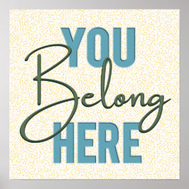 Retro Welcome Event/Church Kompliment Poster