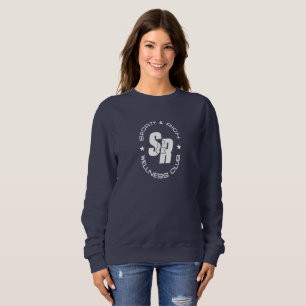 Retro Wellness Club Sportliche Mode Frauen Sweatshirt