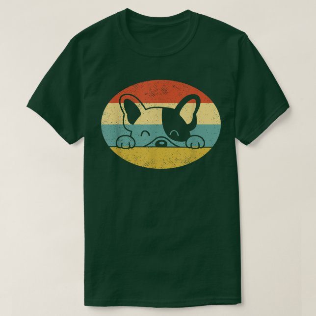 Retro Welpenhund 326 T-Shirt (Design vorne)