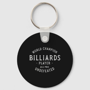 Retro-Weltmeister Billiards Schlüsselanhänger