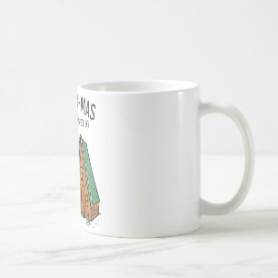 Retro Weltraum Alien Weihnachten UFO Feiertags-Cab Kaffeetasse