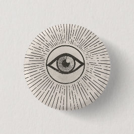 Retro-Weltraum-Kunst für das Auge Button