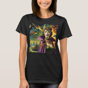 Retro Weltraumkommandant T-Shirt