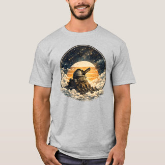 Retro Weltraumobservatorium Vintage Astronomie Son T-Shirt