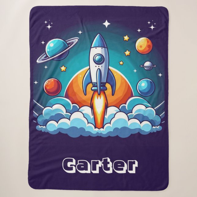 Retro, Weltraumrakete Sherpadecke (Vorderseite)
