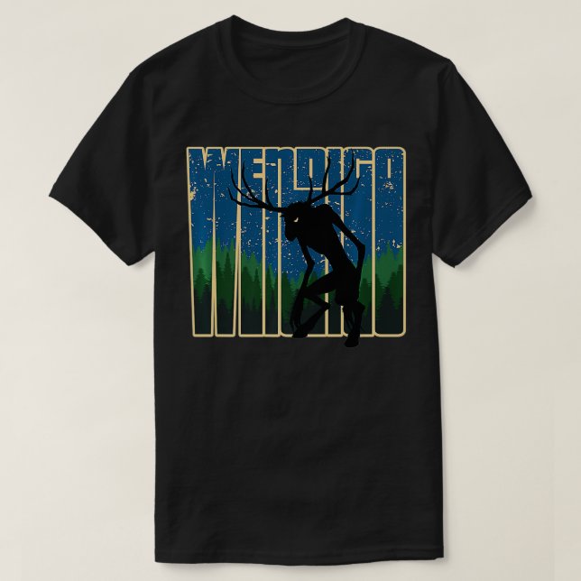 Retro Wendigo Original Skinwalker T-Shirt (Design vorne)