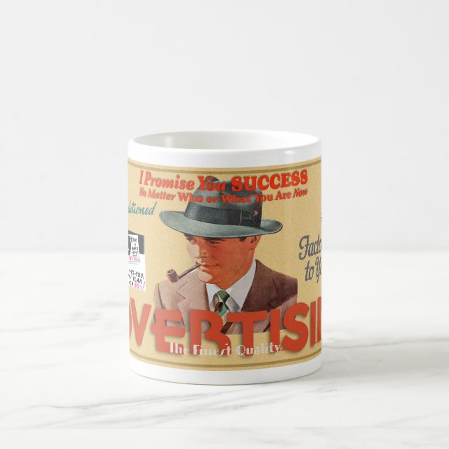 RETRO-WERBUNG KAFFEETASSE (Mittel)