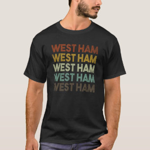Retro West Ham London T-Shirt