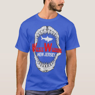 Retro West Wildwood New Jersey Vintag Shark Teeth T-Shirt
