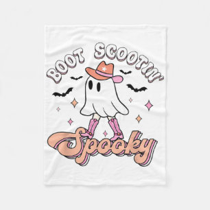 Retro Western Halloween Niedlich Ghost Funny Boot Fleecedecke
